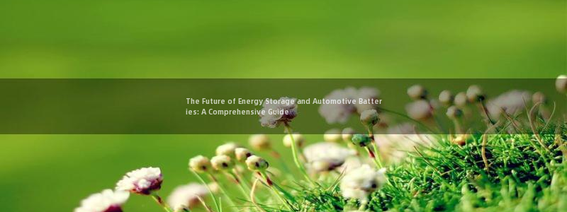优发国际多少钱：The Future of Energy Storage and Automotive Batteries: A Comprehensive Guide