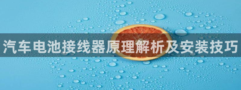 优发国际是真的吗：汽车电池接线器原理解析及安装技巧