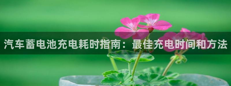 优发国际官网手：汽车蓄电池充电耗时指南：最佳充电时间和方法