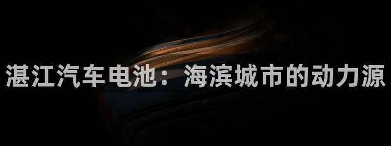 优发国际手机登录下载安装：湛江汽车电池：海滨城市的动力源